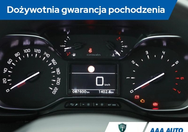 Citroen Berlingo cena 68000 przebieg: 87599, rok produkcji 2019 z Nowe Skalmierzyce małe 232